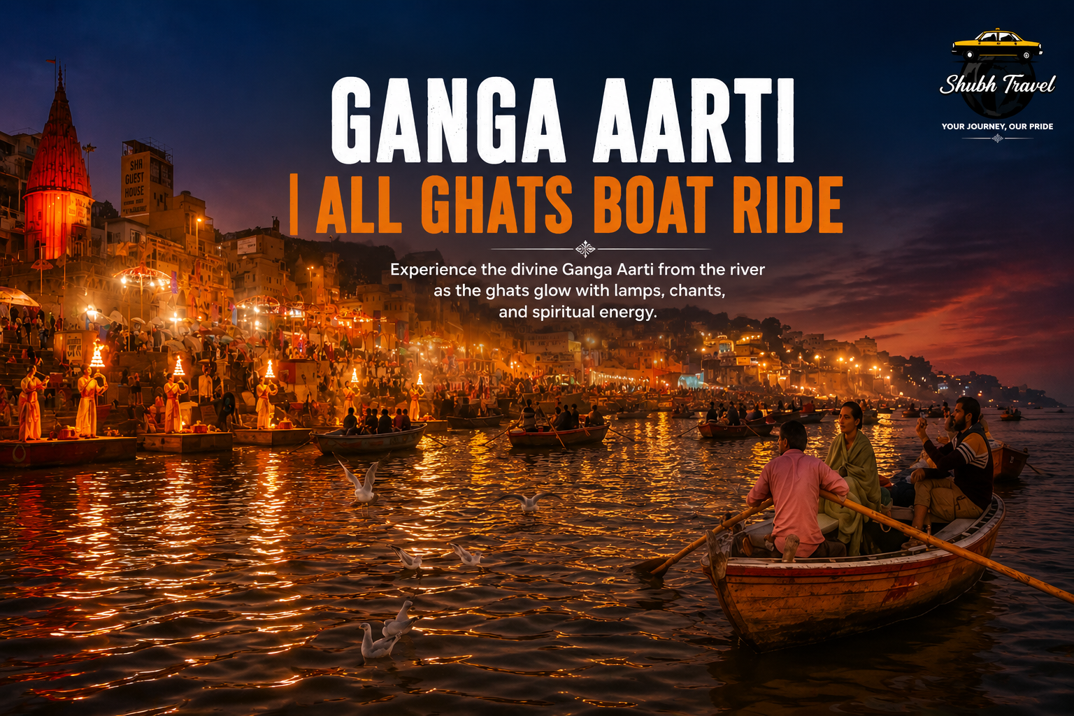 Ganga Aarti Ghats Boat Tour